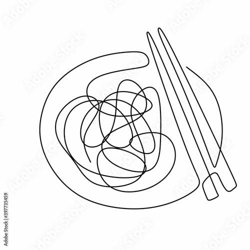 Single continuous line draw...