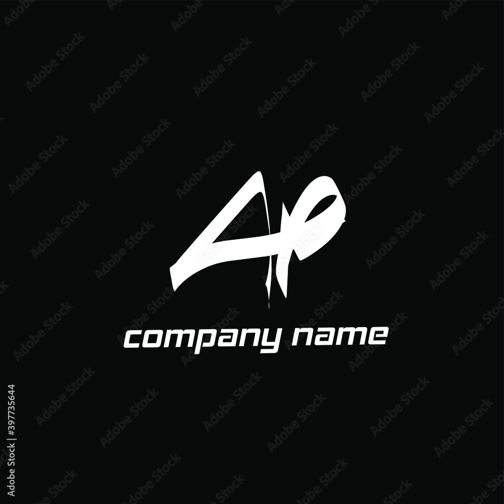 Ap handwritten logo for identity Ap handwritten logo for identity