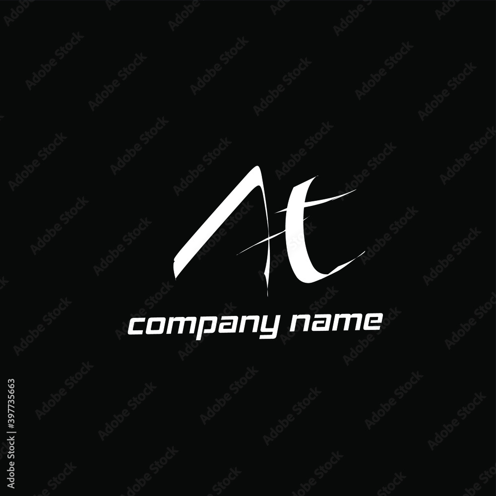 At handwritten logo for identity At handwritten logo for identity