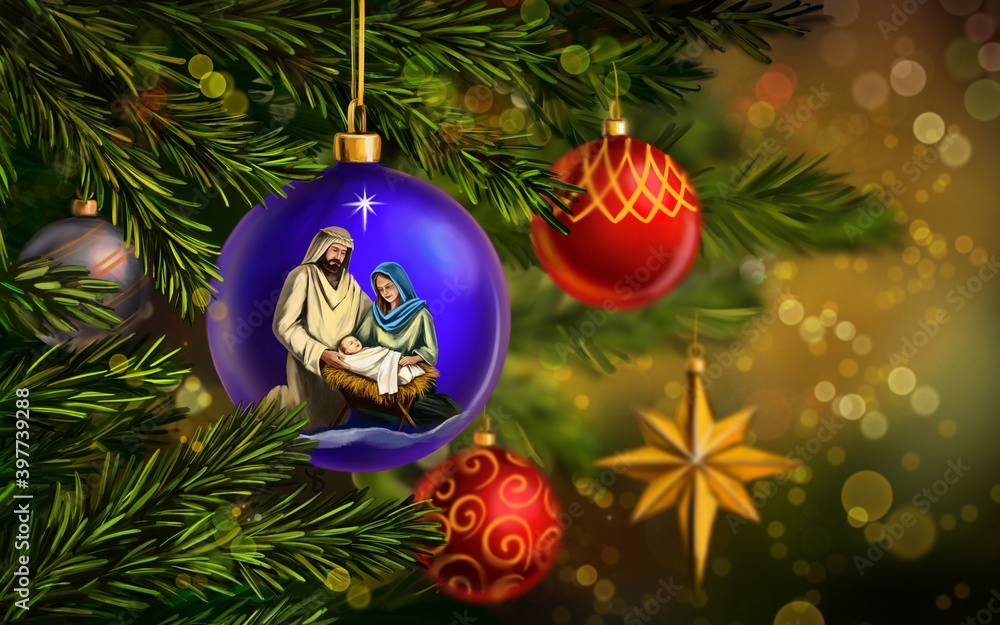 Christmas Tree Jesus