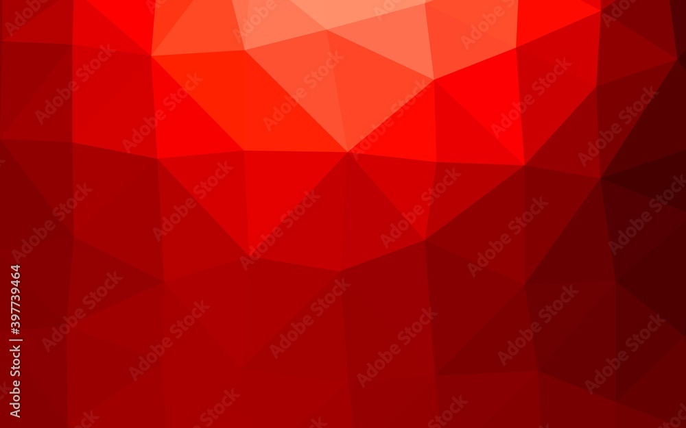 Light Red vector polygonal template. Light Red vector polygonal template.