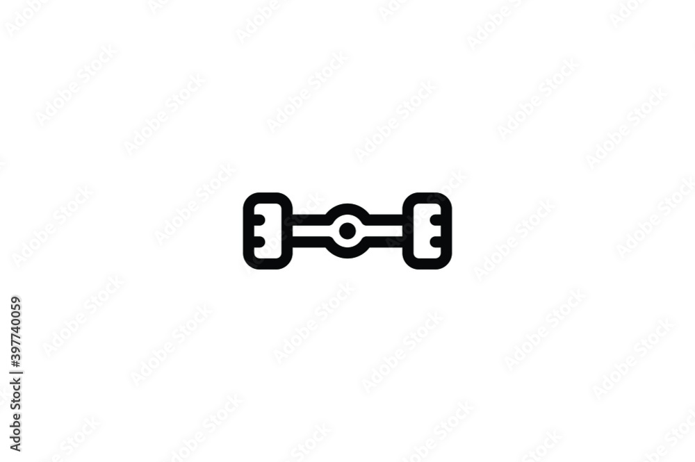 Car Element Icon - Chassis Car Element Icon - Chassis