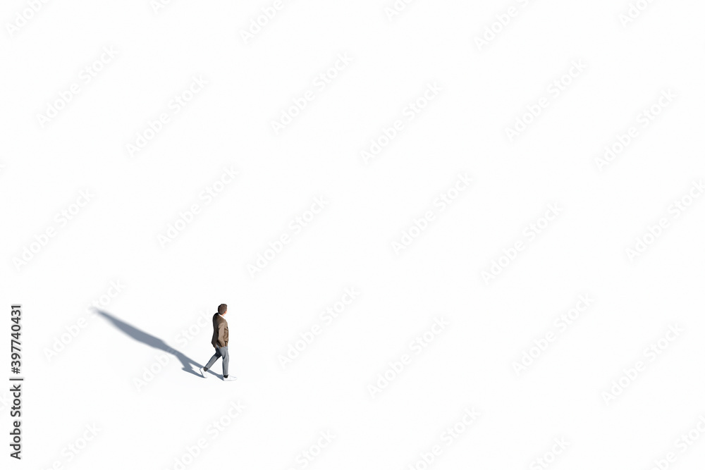 Business Man, In Smart Casual Clothes, Walking Isolated Against White, Illustration, Template, Mock Up, Blank. Unrecognisable, Created In 3d Software. 3d Rendering. Business Man, In Smart Casual Clothes, Walking Isolated Against White, Illustration, Template, Mock Up, Blank. Unrecognisable, Created In 3d Software. 3d Rendering.