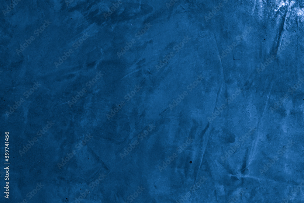 Old wall pattern texture cement blue dark abstract blue color design are light with black gradient background. Old wall pattern texture cement blue dark abstract blue color design are light with black gradient background.