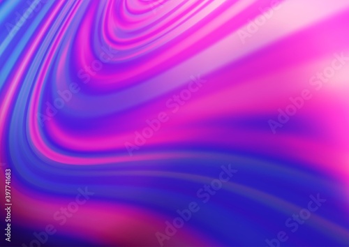 Light Pink, Blue vector blurred shine abstract background. © Dmitry