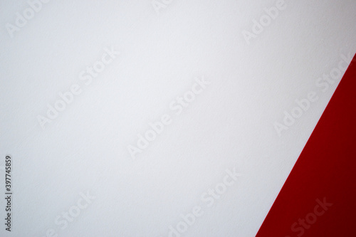 White and red geometric blank background  mock up