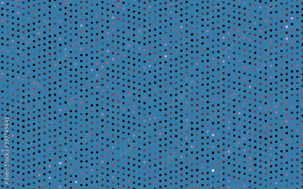 Dark Blue, Red vector layout with circle shapes. Dark Blue, Red vector layout with circle shapes.