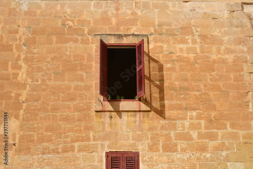 Window with shutters