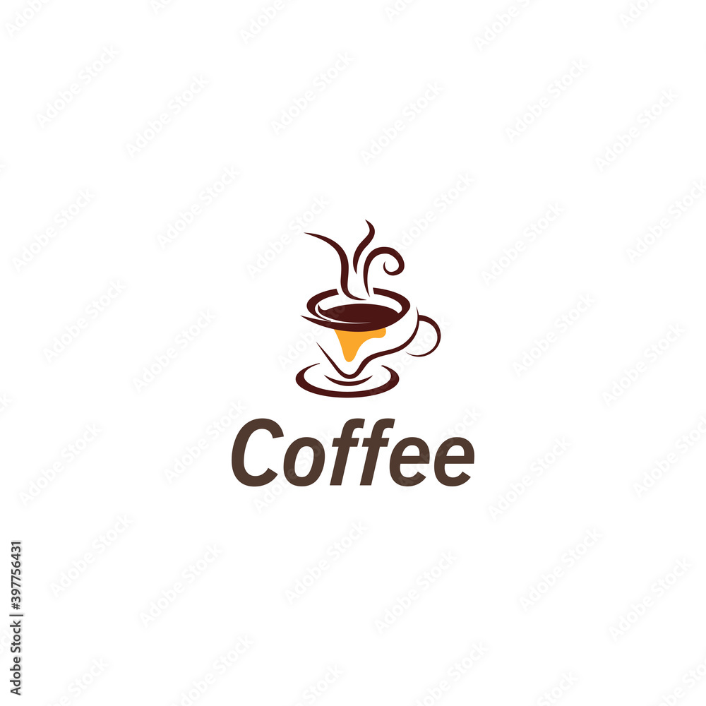 Coffee Cup drink logo image and vector creative design Coffee Cup drink logo image and vector creative design