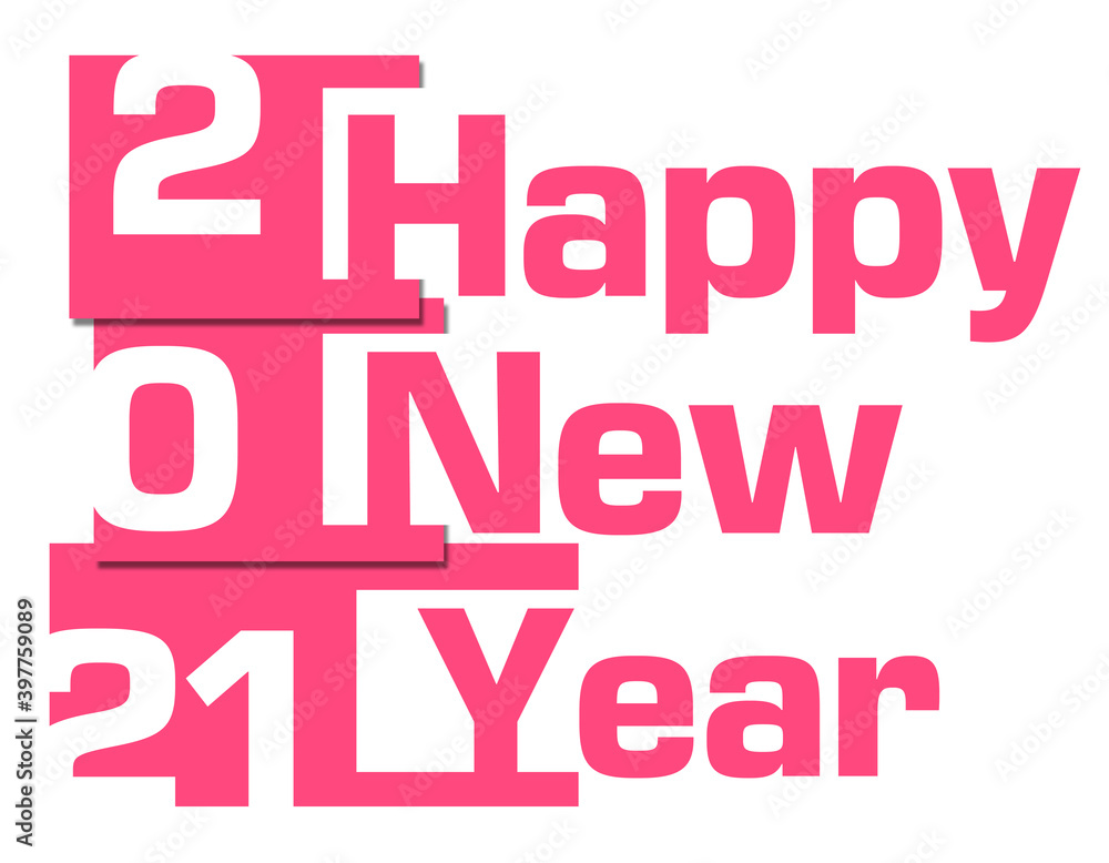 New Year 2021 Pink Abstract Stripes New Year 2021 Pink Abstract Stripes