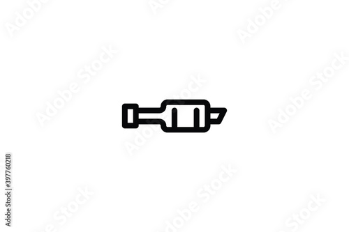 Car Element Icon - Exausht Pipe