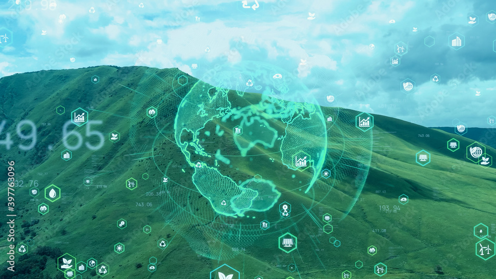 Naklejka premium 環境イメージ SDGs