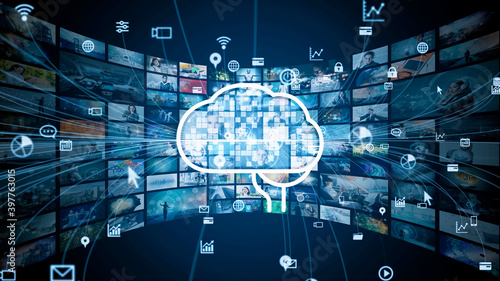 Принти на полотні AI・人工知能　ディープラーニング