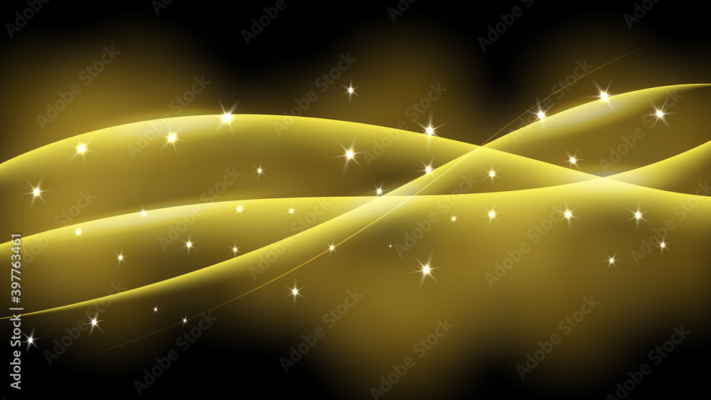 Abstract shiny wave background