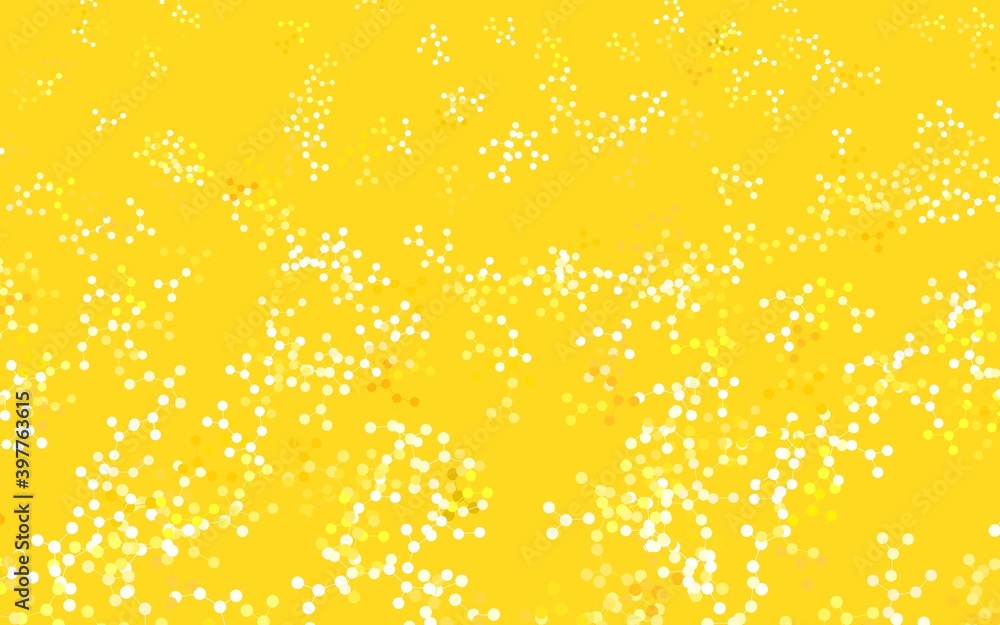 Light Red, Yellow vector background with forms of artificial intelligence. Light Red, Yellow vector background with forms of artificial intelligence.