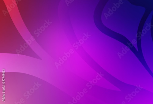 Light Purple  Pink vector blurred shine abstract texture.