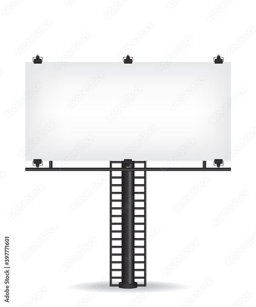Obraz premium Blank billboard illustration