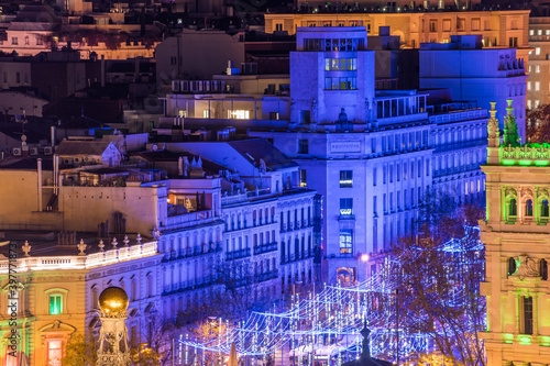 Cityscape of Madrid from the CBA Balcony photo