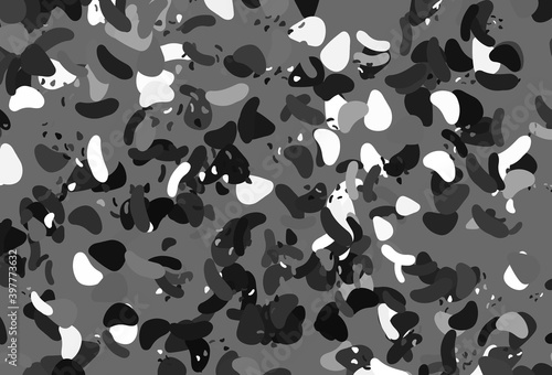 Light Black vector texture with random forms.