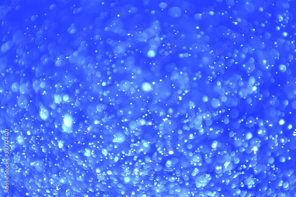bokeh, abstract blurred of blue and white color for background