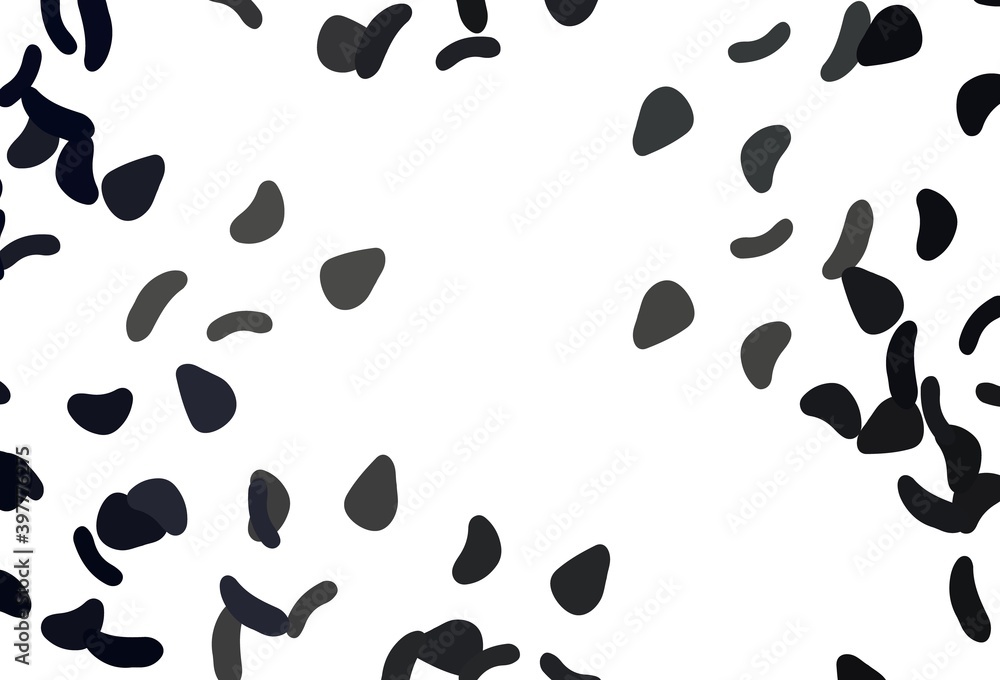 Light Black vector template with memphis shapes. Light Black vector template with memphis shapes.