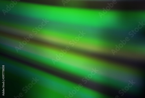 Dark Green vector abstract bright template.