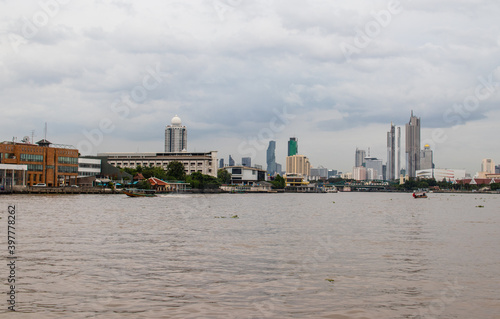 Chao Praya River by Bangkok Thailand Asia