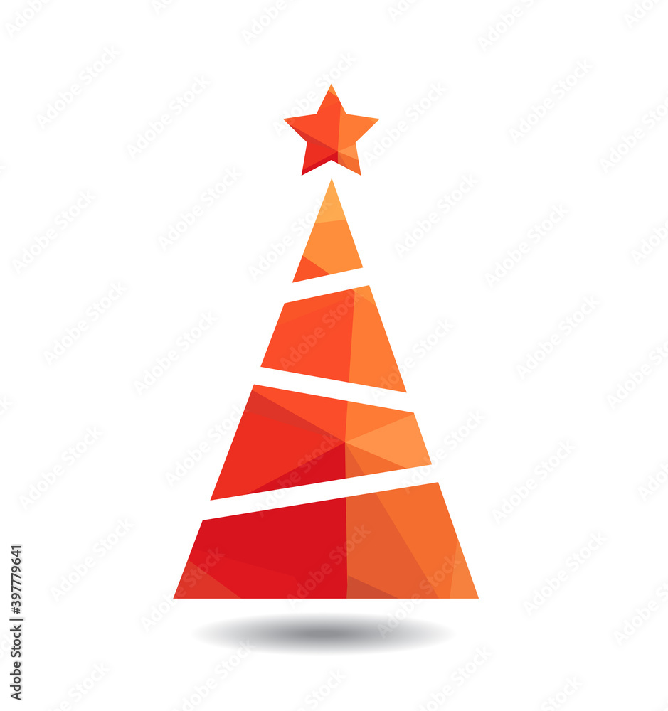Abstract christmas tree vector illustration Abstract christmas tree vector illustration