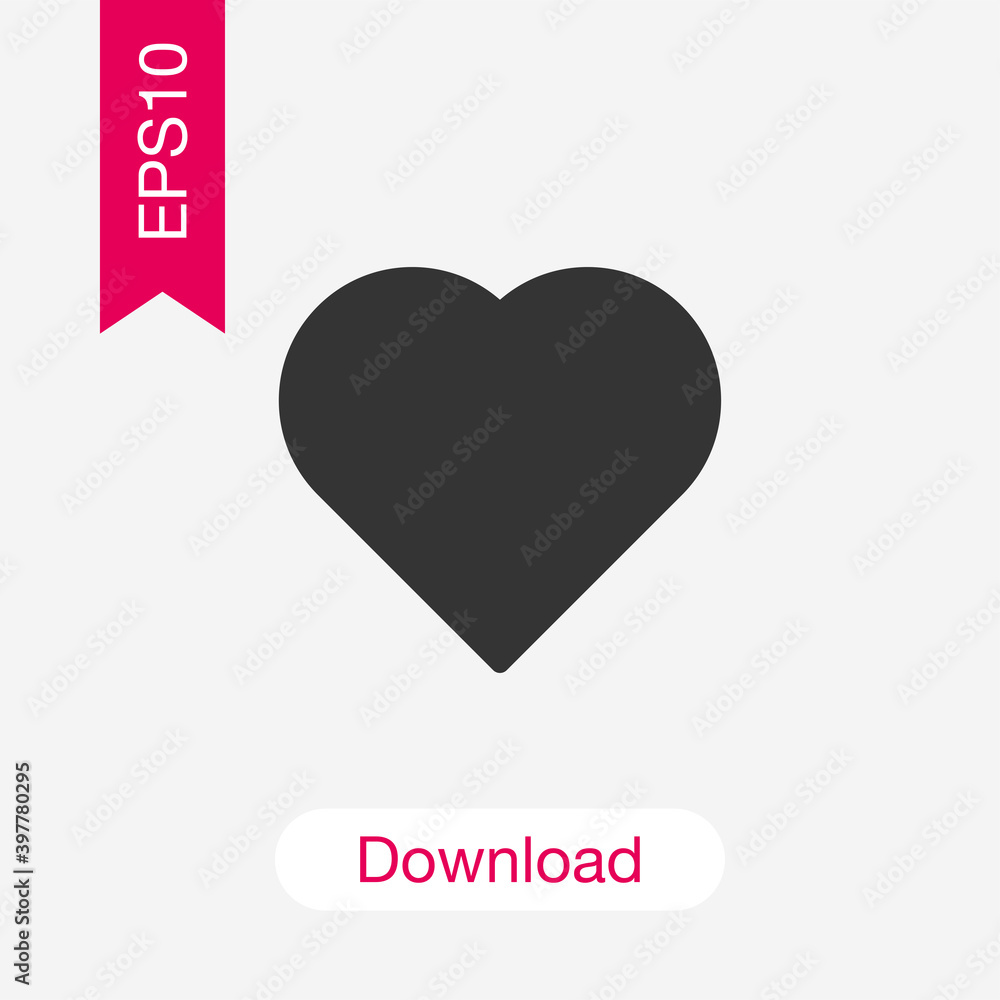 Heart icon isolated on background. Healthcare symbol modern, simple, vector, icon for website design, mobile app, ui. Vector Illustration