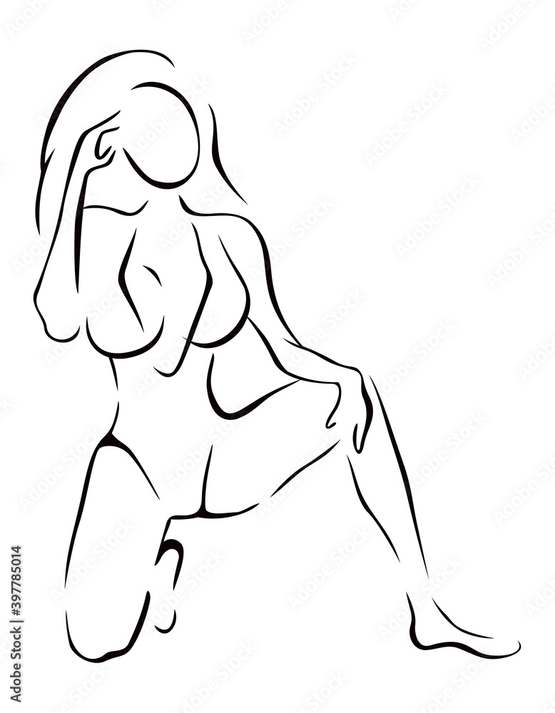 Young sexy woman in a swimsuit Young sexy woman in a swimsuit