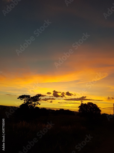 South-African fiery sunset 