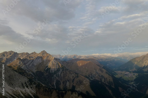 Hiking tour to Pleisspitze mountain, Tyrol, Austria
