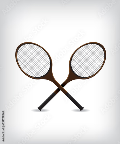 Tennis racket illustration