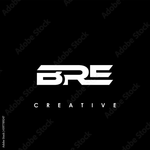 BRE Letter Initial Logo Design Template Vector Illustration	

