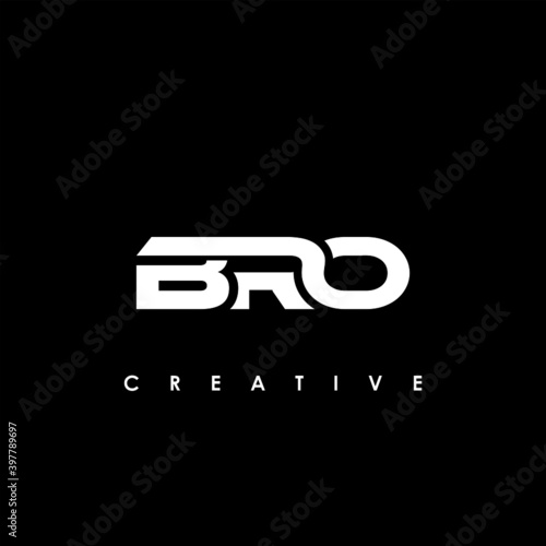 BRO Letter Initial Logo Design Template Vector Illustration	
