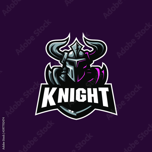 Knight Strongest Esport Mascot Logo