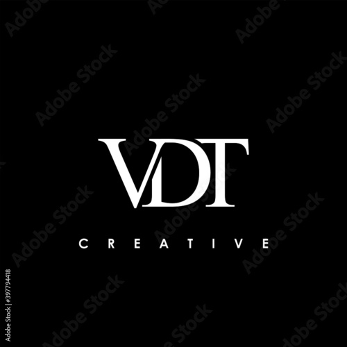VDT Letter Initial Logo Design Template Vector Illustration	
