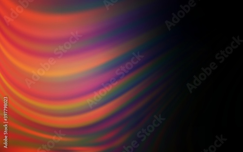 Dark Blue  Yellow vector abstract blurred background.