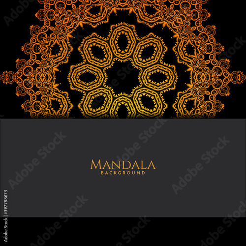 Mandala design beautiful luxury background