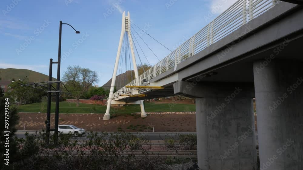 Eccles Legacy Bridge and Mario Capecchi Drive at the University of Utah Eccles Legacy Bridge and Mario Capecchi Drive at the University of Utah