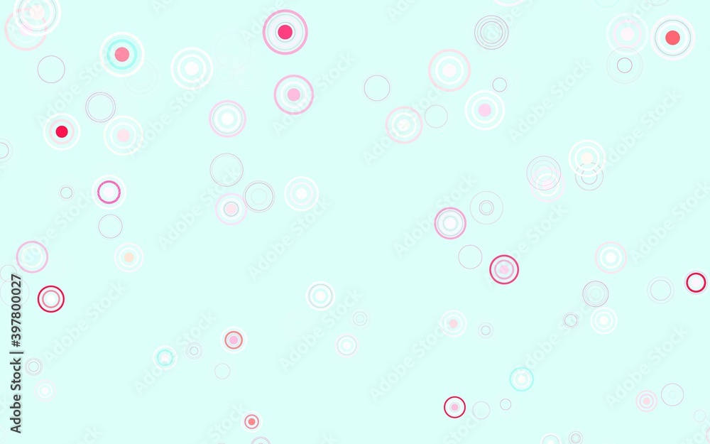 Light Pink, Yellow vector layout with circle shapes.