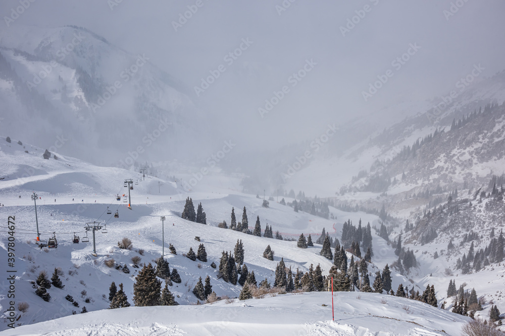 Fototapeta premium Allphotokz Chimbulak 20160210 9110 D810 S