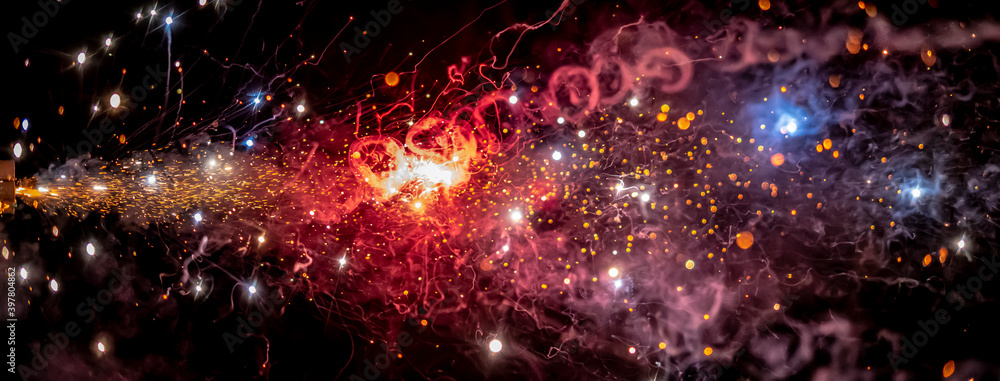 Fototapeta premium Feuerwerk an Silvester