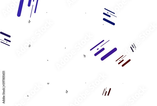 Light Blue, Red vector texture with colorful lines.