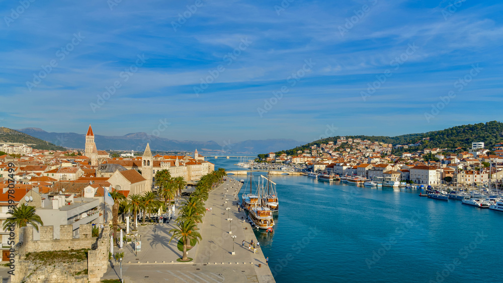 View of the city of Trogir, Croatia 