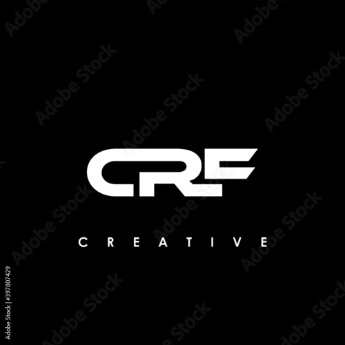 CRF Letter Initial Logo Design Template Vector Illustration	

