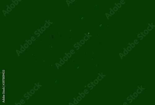 Light green vector pattern with gender elements.