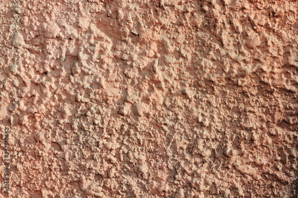 Naklejka premium Texture of decorative interior yellow plaster