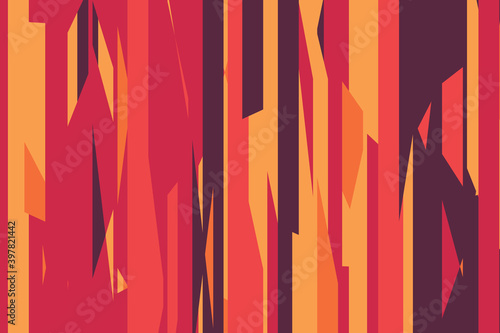 Pattern vintage vector with careless strokes as vertical lines. Abstract sharp background.