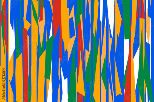 Pattern vintage vector with careless strokes as vertical lines. Abstract sharp background.